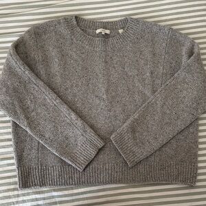 Vince cashmere Heather Gray Crewneck Sweater - Women's Knit Pullover